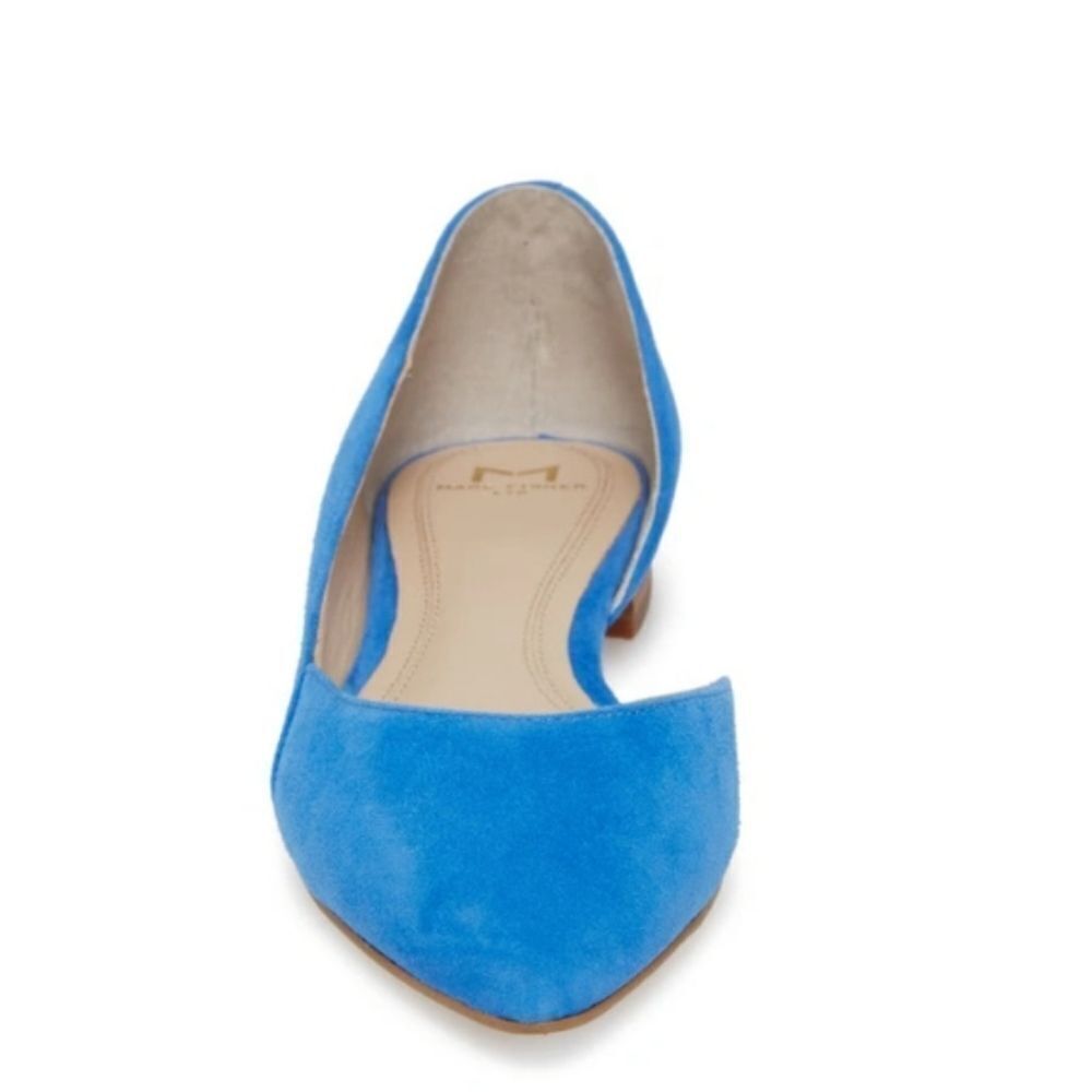 BRAND NEW ROUGE HELIUM SUEDE POINTE TOE D'ORSAY WOMEN"S FLAT SHOE